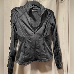 Zella XS athletic double zip jacket